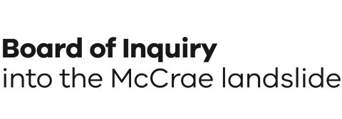 Board of Inquiry into the McCrae landslide